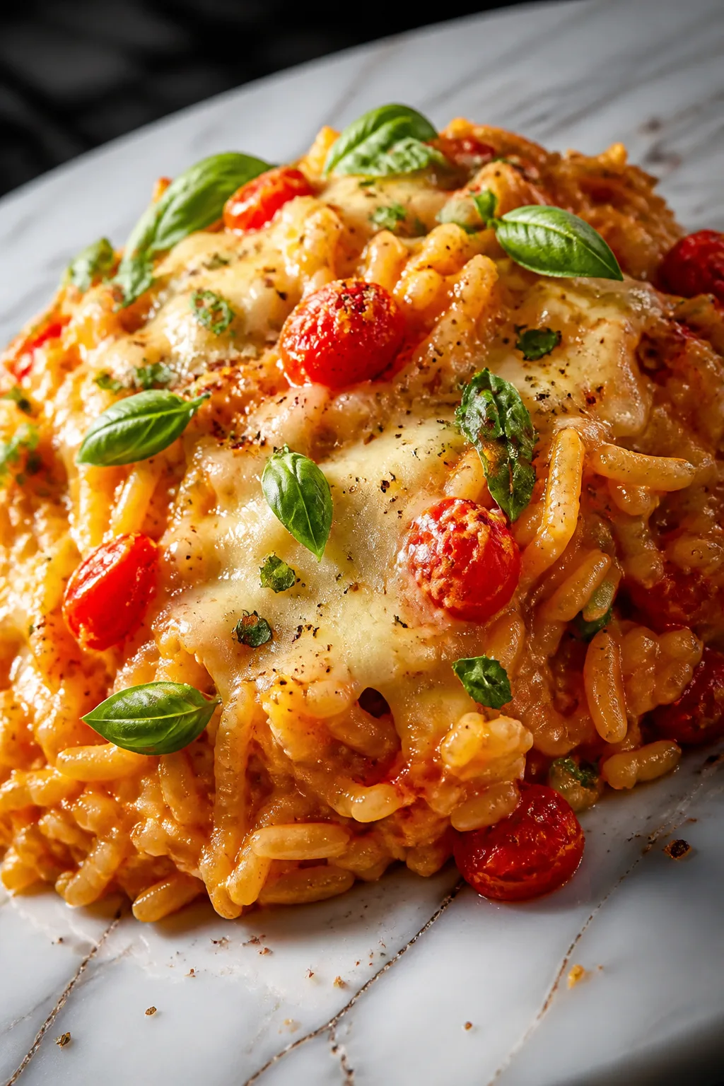 Cheesy Tomato Rice That Warms You Right Up