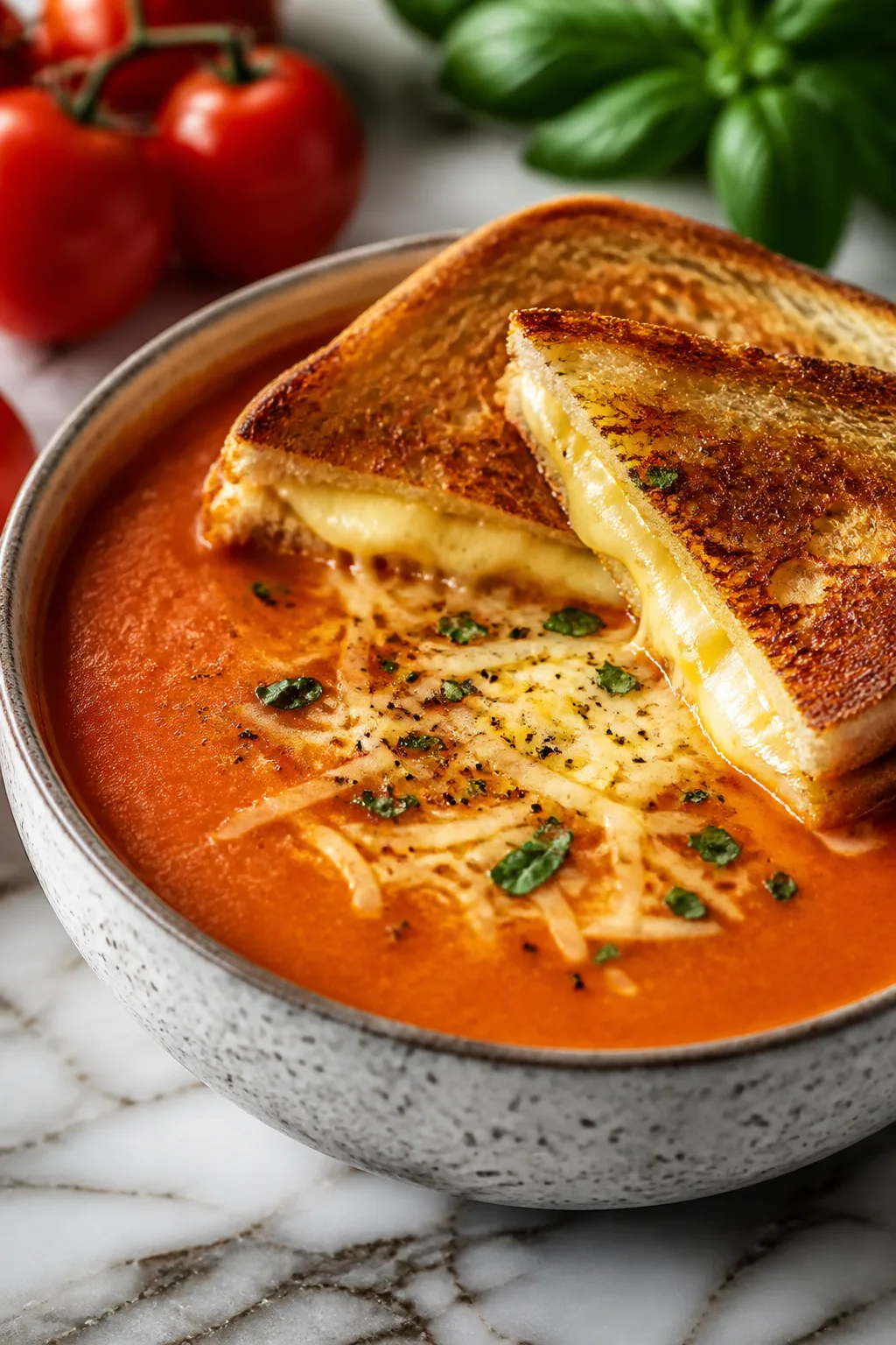 Cozy Creamy Cheesy Tomato Soup Perfect for Chilly Evenings