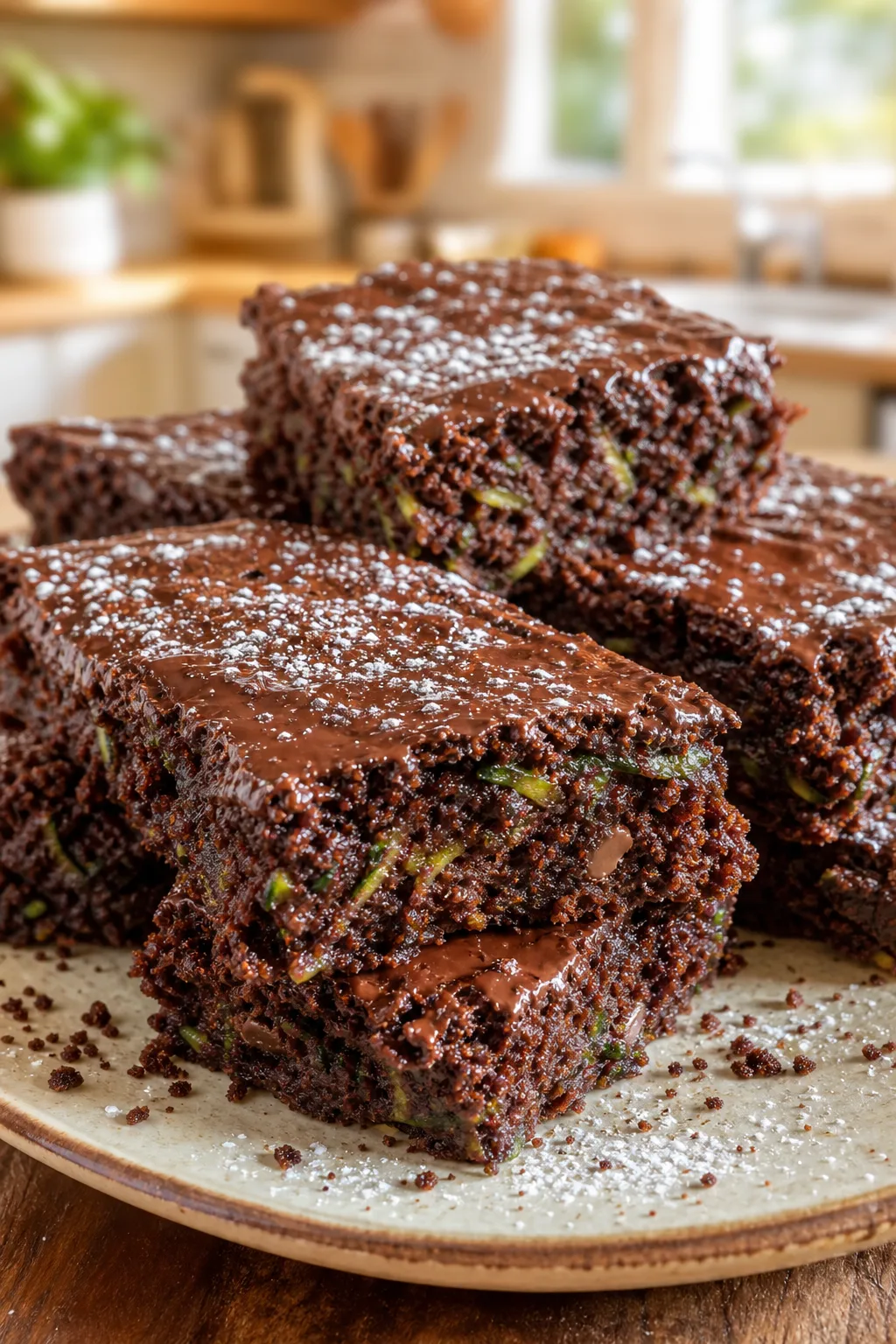 Classic Moist Chocolate Zucchini Cake with Hidden Veggie Goodness