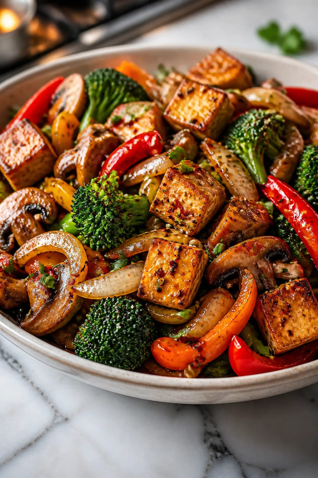 Quick and Flavorful Vegan Stir Fry with Soy-Ginger Sauce