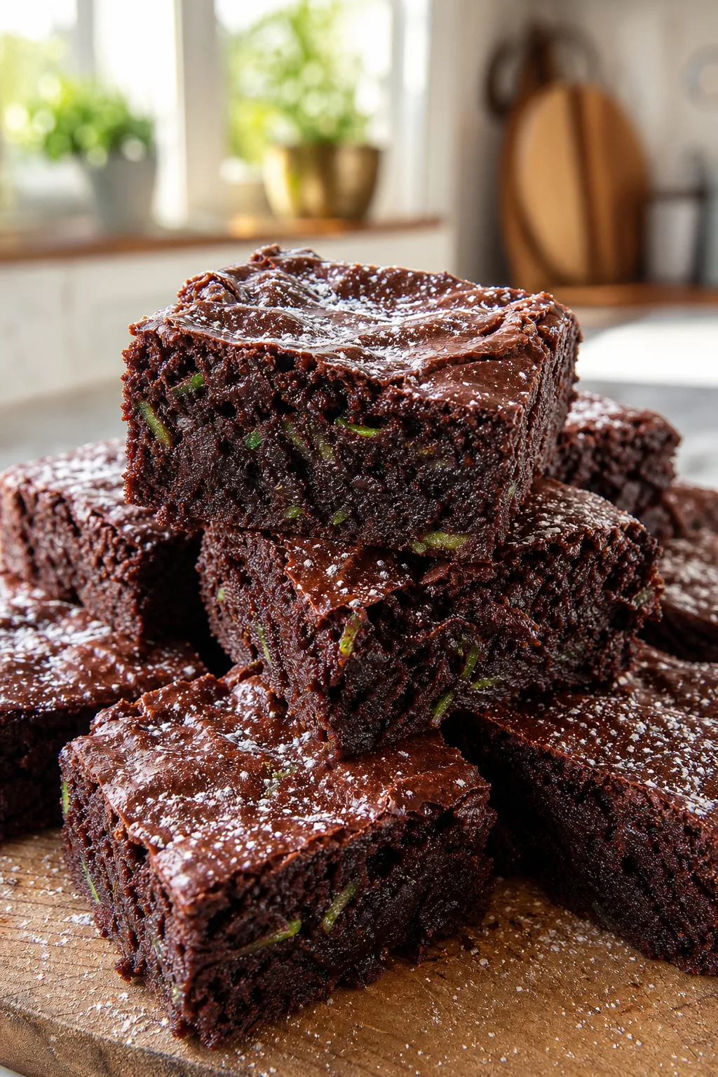 Moist and Fudgy Flourless Zucchini Brownies You’ll Crave Anytime